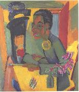 Ernst Ludwig Kirchner The painter - selfportrait china oil painting artist